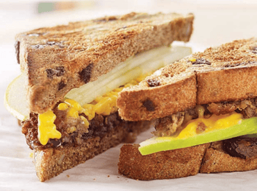 Apple & Veggie Sausage Breakfast Sandwich